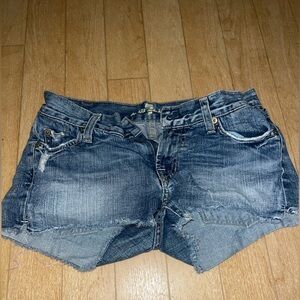 Denim shorts